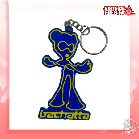 LLAVERO BACHATTA AZUL