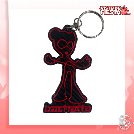 LLAVERO BACHATTA ROJO